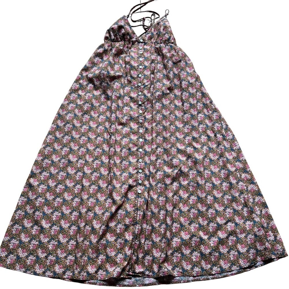 J.Crew Collection Size M Ratti Prism Floral Print Triangle Sundress Midi Dress - Picture 12 of 16